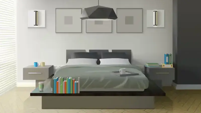 Full Bed Frame With Storage